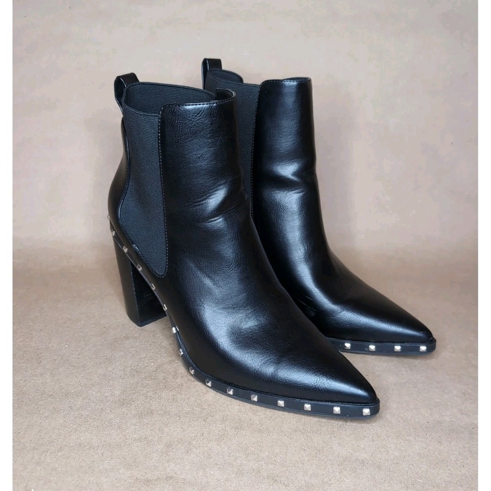 Charles By Charles David Women's 10 Dodger Studded Ankle Boots Festival Punk